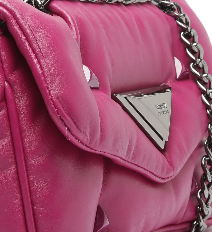 Bolsa Tiracolo Pequena Couro 944 Pink Bolsa Tiracolo Pequena Couro 944 Pink