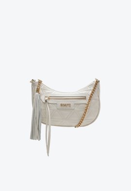 Bolsa Shoulder Couro Off White