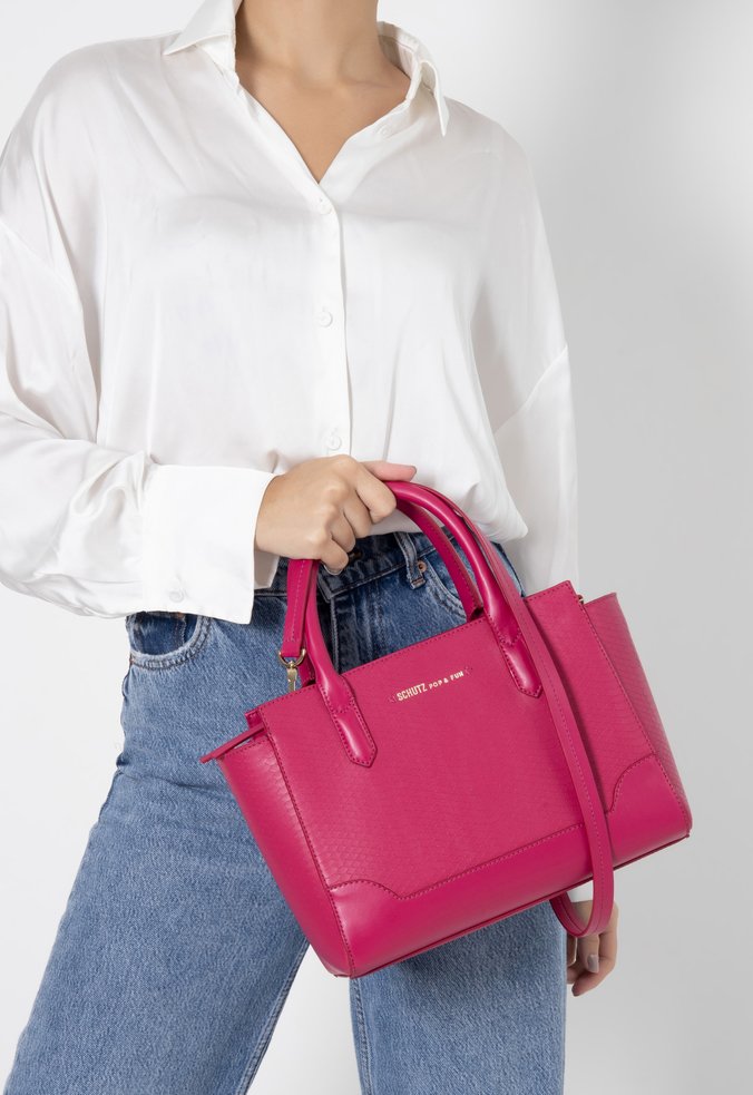 Bolsa Tote Millie Snake Rosa