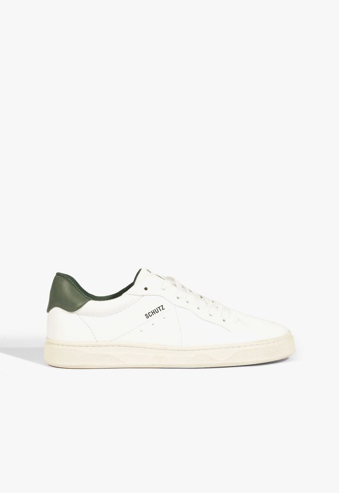 Tênis Branco e Verde