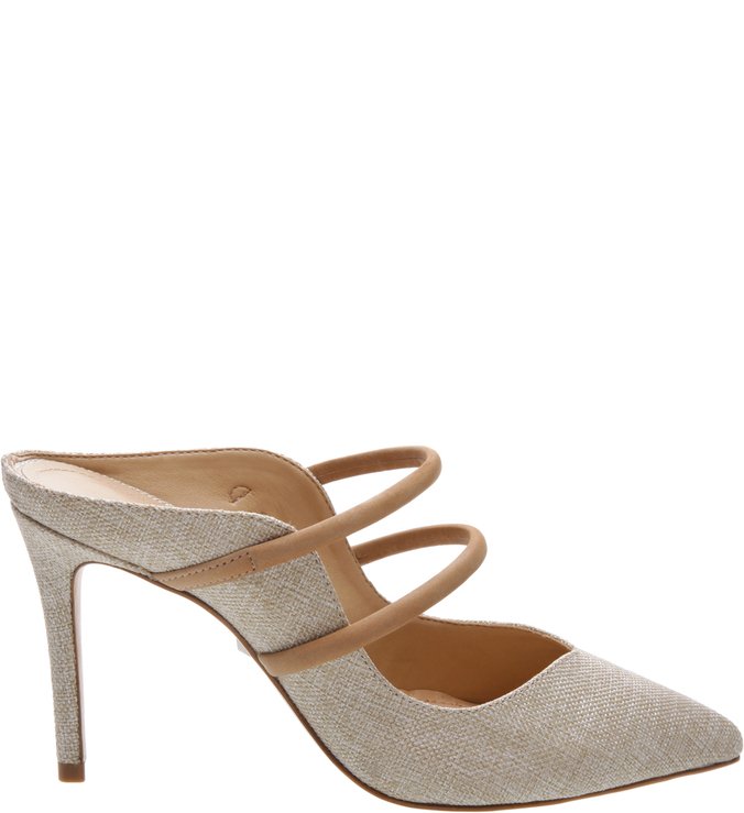 Mule Mary Jane Linho Natural Mule Mary Jane Linho Natural