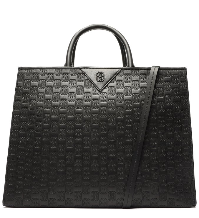 Bolsa Tote Emblem Sandy Preta