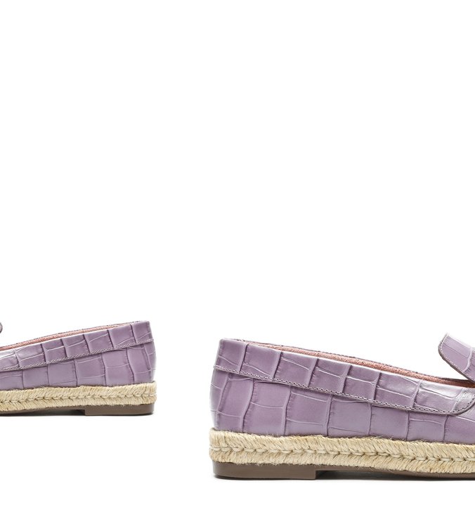 Mocassim Croco Corda Violet Mocassim Croco Corda Violet