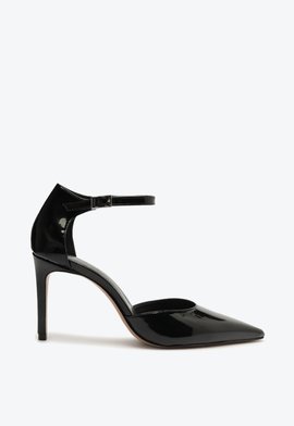 Scarpin Salto Alto Verniz Preto