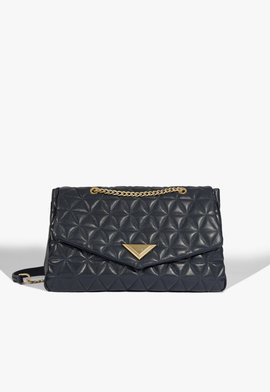 Bolsa Tiracolo Grande 944 Couro Azul