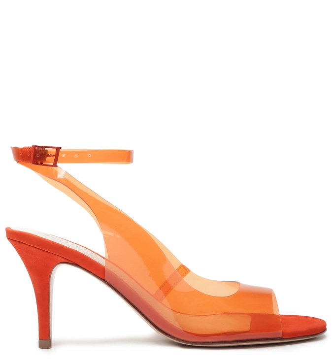 Sandália Vinil Slingback Orange
