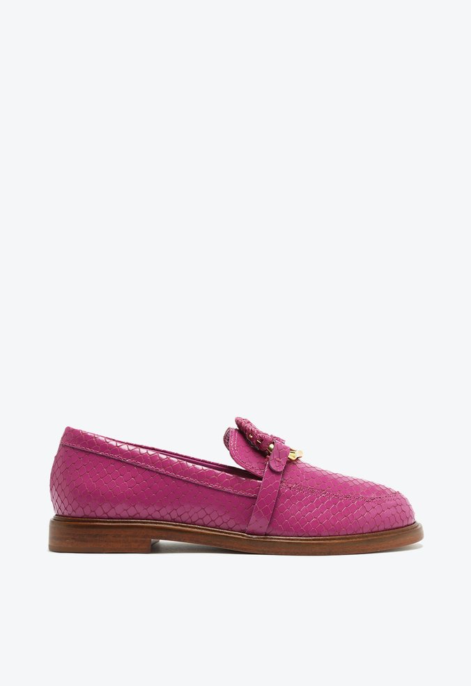 Mocassim Rhino Couro Rosa