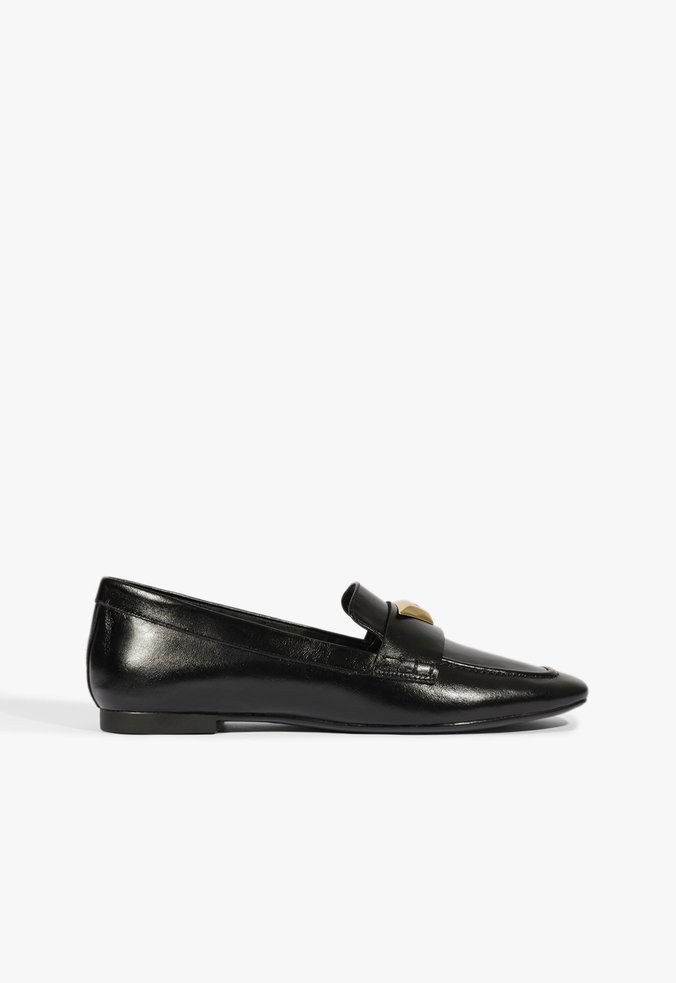 Mocassim Couro Preto