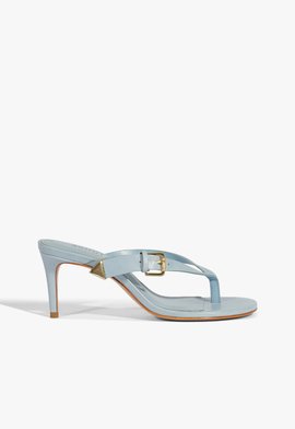 Mule Verniz Classic Azul