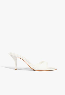 Sandália Mule Elodie Couro Branco