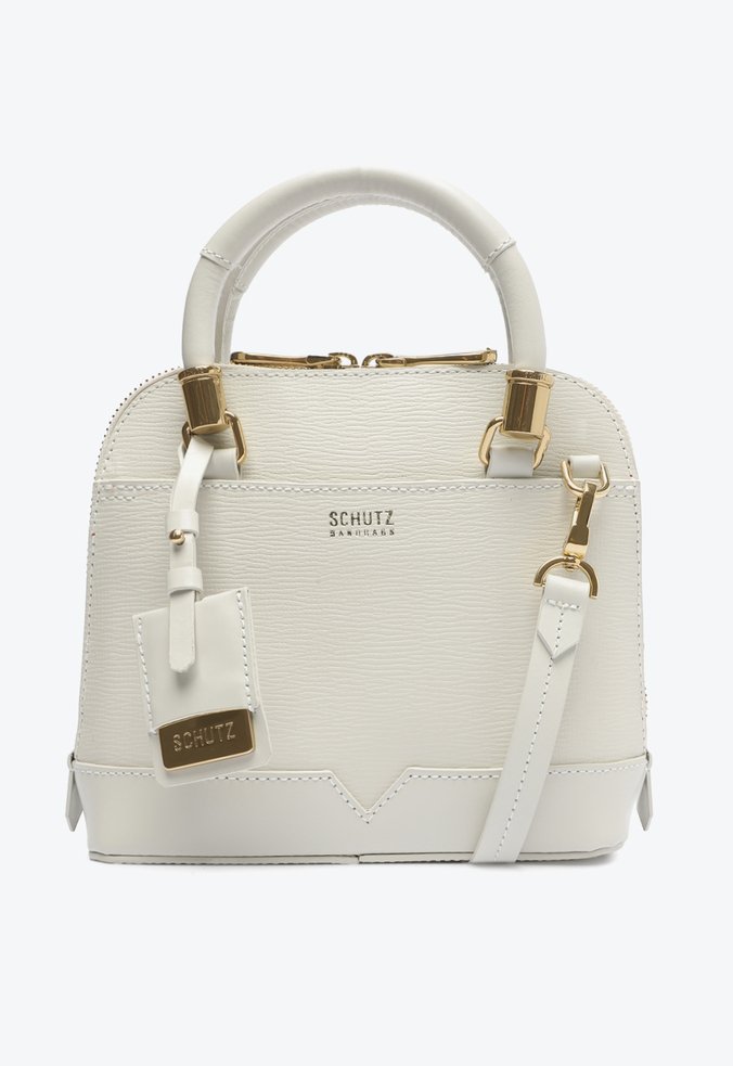 Bolsa Mini Tote Norah Couro Branca