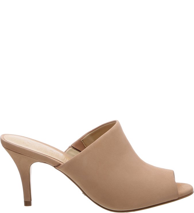 Mule Medium Heel Amendoa Mule Medium Heel Amendoa