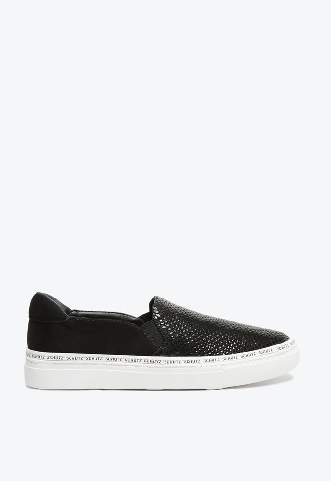 Tênis Slip On Snake Preto