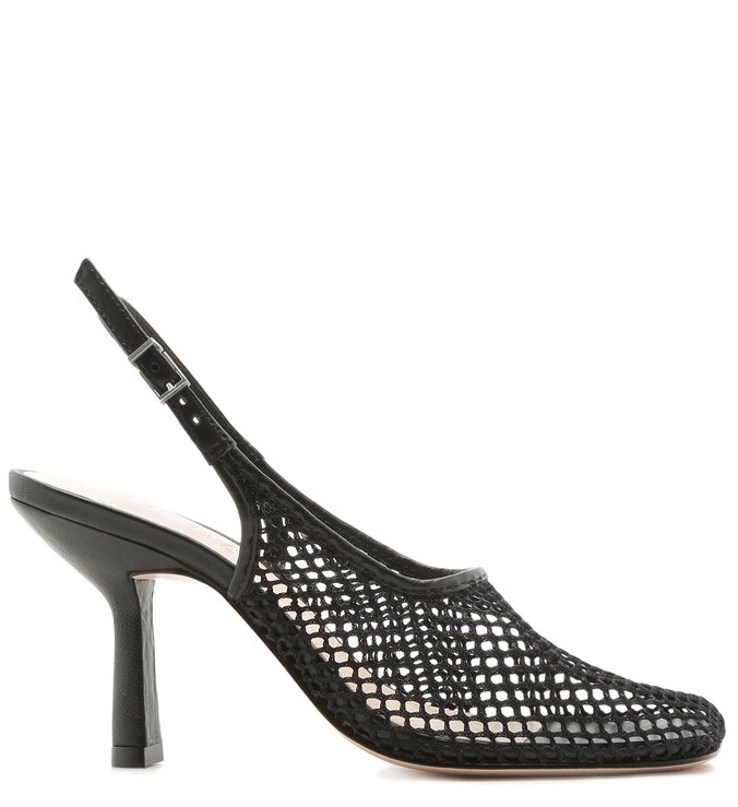 Mule Slingback Trama Black Mule Slingback Trama Black