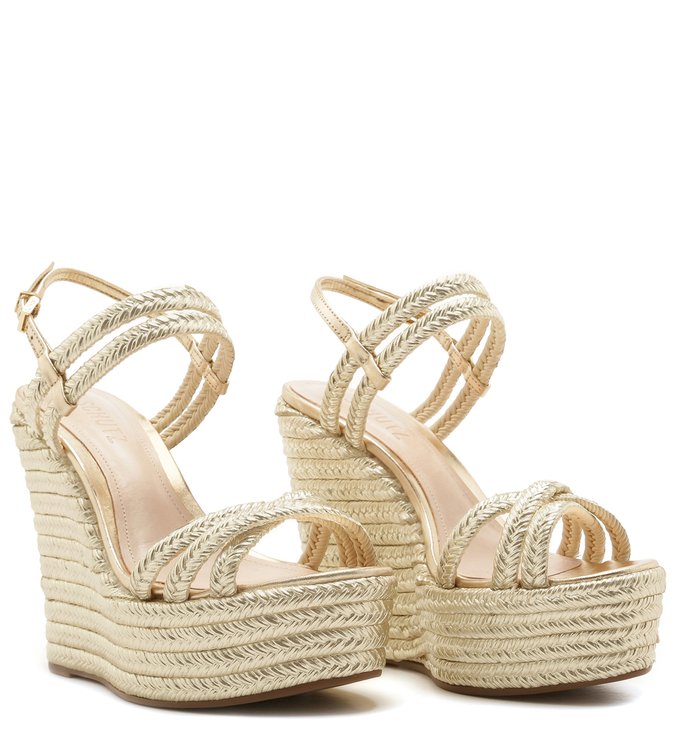 SANDÁLIA ANABELA NATURAL GLAM PLATINA SANDÁLIA ANABELA NATURAL GLAM PLATINA