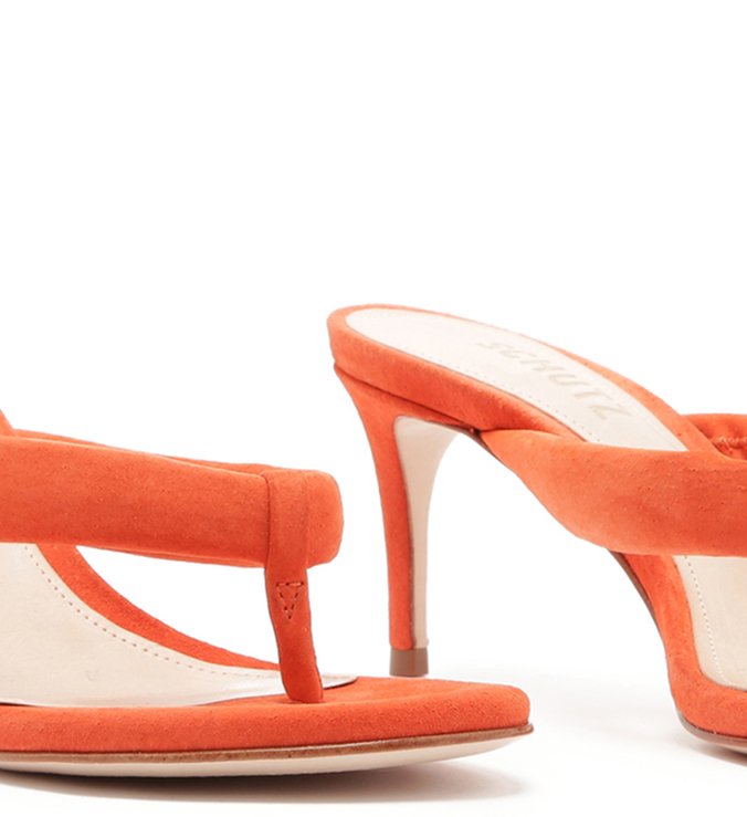 SANDÁLIA MULE SALTO FLIP FLOP ANA ORANGE SANDÁLIA MULE SALTO FLIP FLOP ANA ORANGE