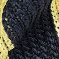 Bolsa Maxi Clutch Avril Tricô Amarela