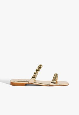 Rasteira Dourada com Aplicações