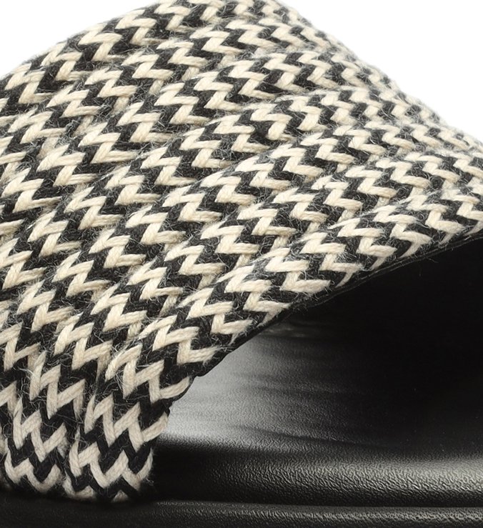 Slide Fresh Bordado Black Slide Fresh Bordado Black