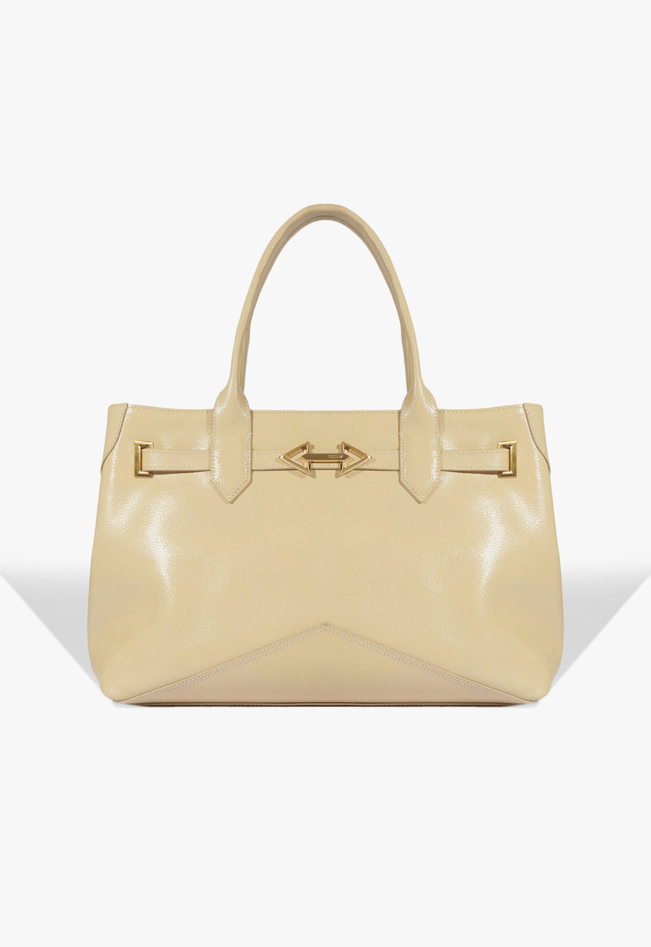 Bolsa Tote Sally Grande de Couro Bege | Schutz