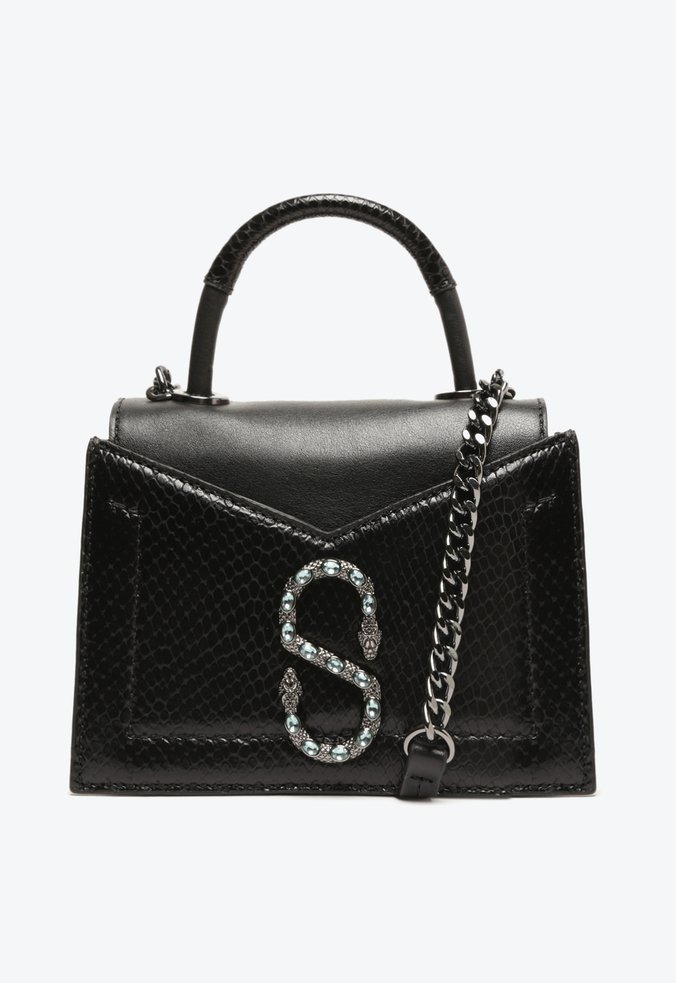 Bolsa Tote Pequena Zendy Couro Preta