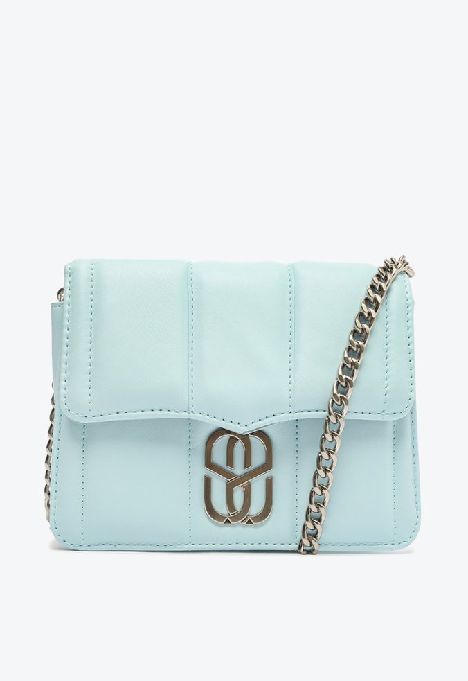 Bolsa Tiracolo Zoen Couro Azul Claro | Schutz