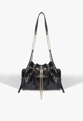 Bolsa Shoulder Lilibet Média Couro Vinho | Schutz