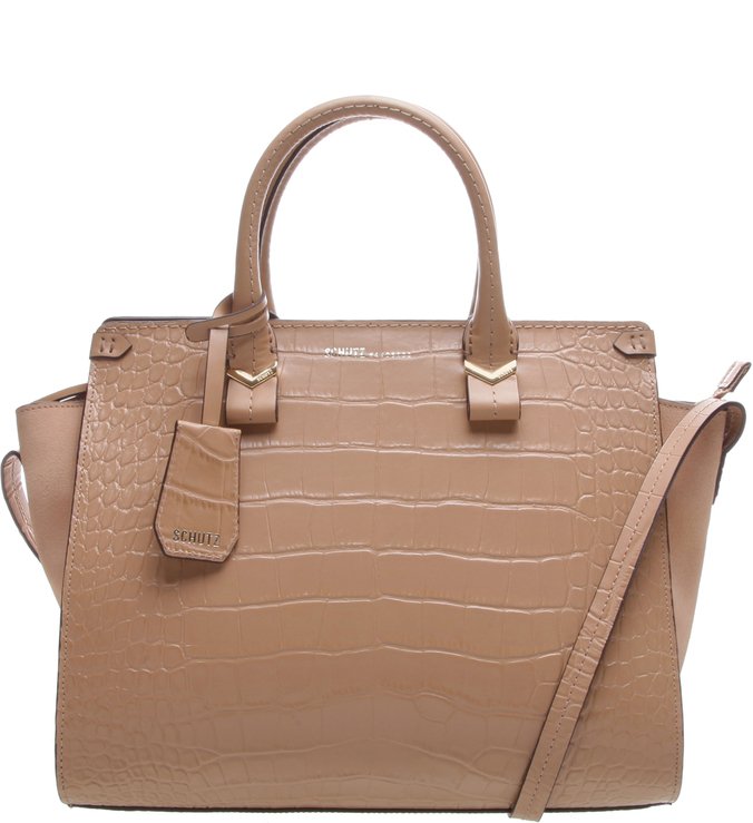 Tote Nicole Croco Nude Tote Nicole Croco Nude