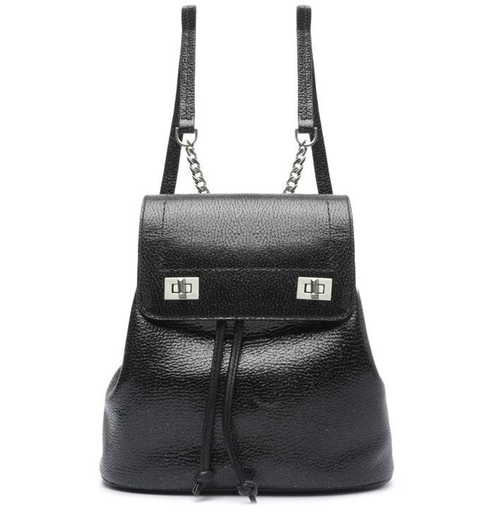 Mochila Sky Couro Preta