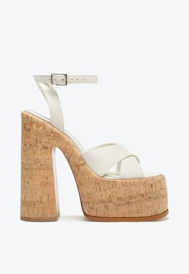 Sandália Meia Pata Pattie Couro Branca