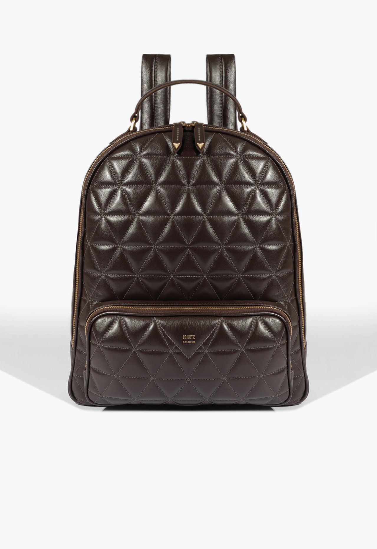 Mochila 944 Couro Matelassê Marrom | Schutz