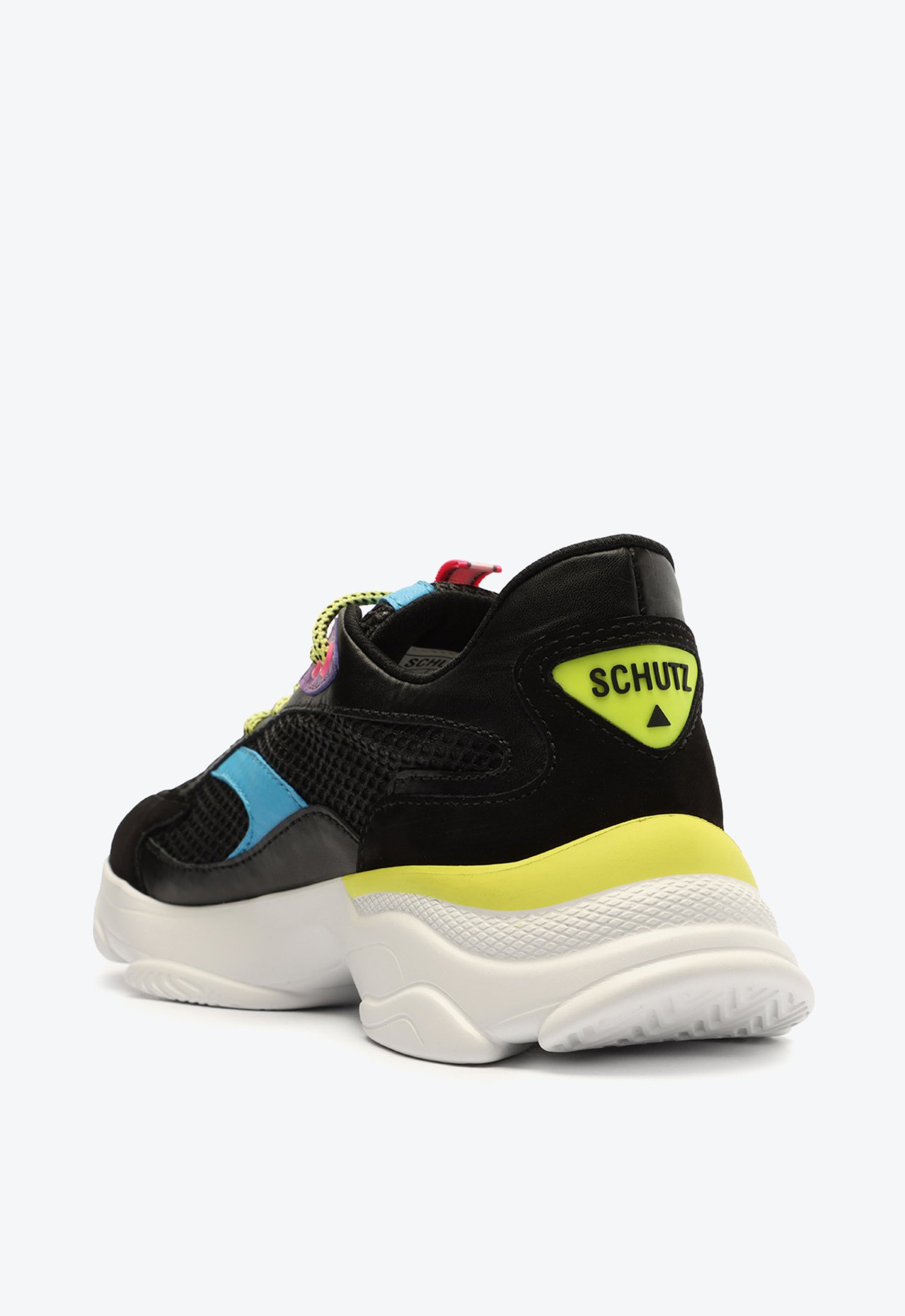 Tênis Rush Camurça Preto e Azul | Schutz