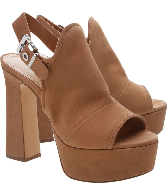 Sandália Meia Pata 70'S Suede Honey Sandália Meia Pata 70'S Suede Honey