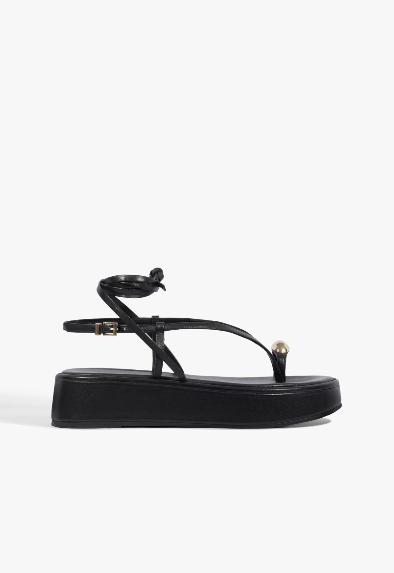 Sandália Papete Zadie Couro Dourada | Schutz