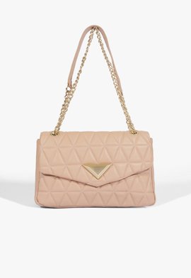 Bolsa Grande Tiracolo 944 Matelassê Bege