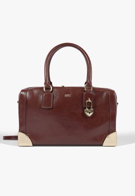 Bolsa Bowling Heart Grande Couro Vinho