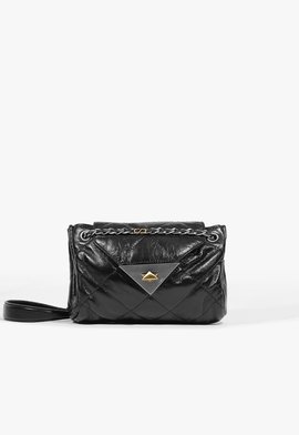 Bolsa Média S95 Couro Preto