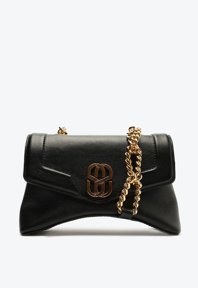 Bolsa Tiracolo Média Blair Couro Preta