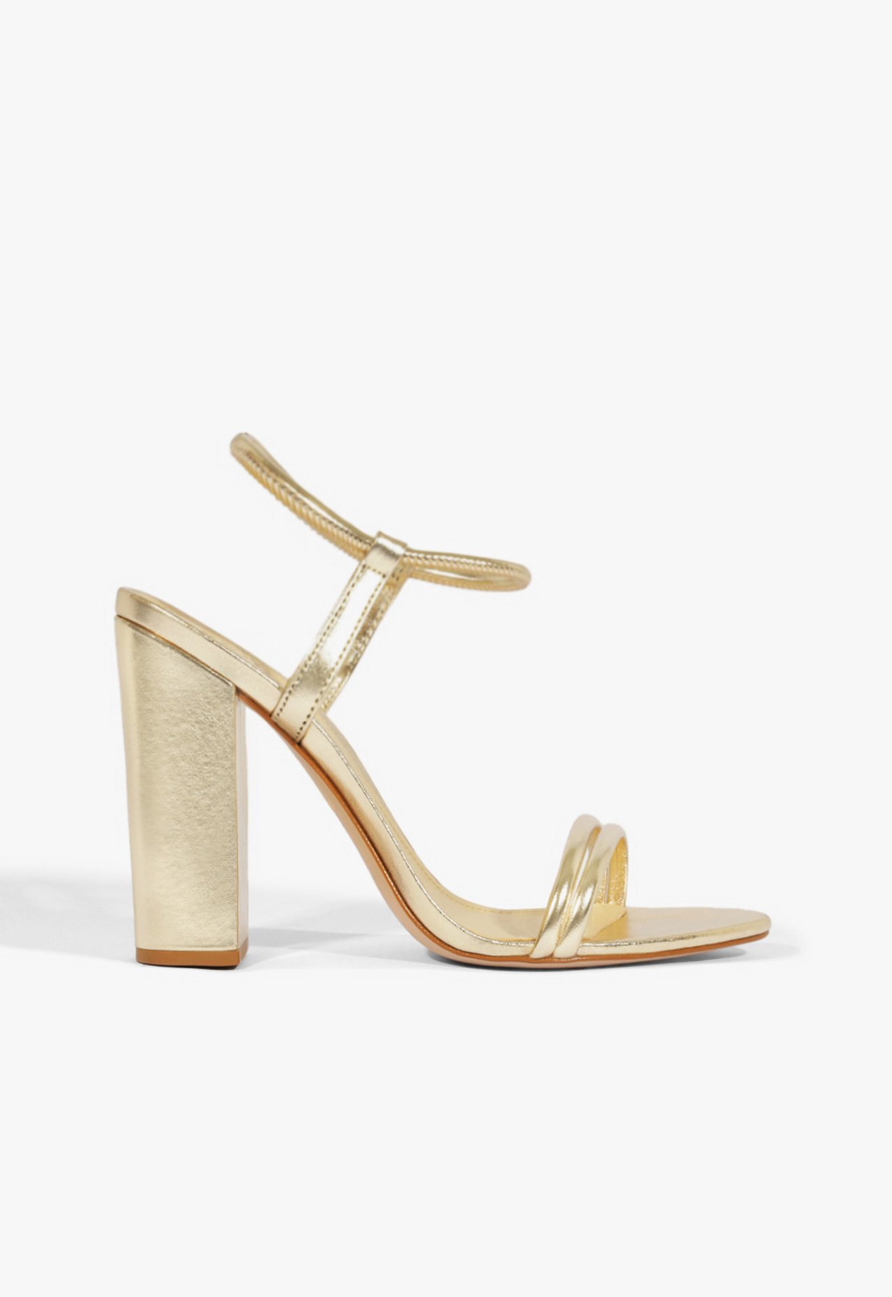 Sandália Gimenez Couro Dourada | Schutz