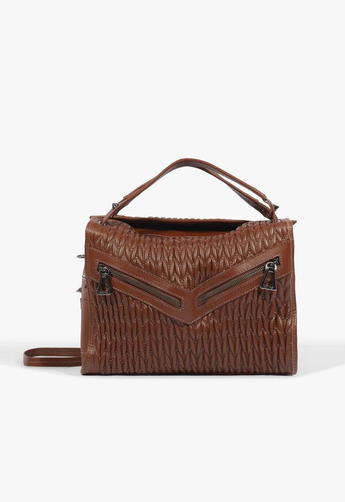 Bolsa Tote Suki Grande Couro Marrom