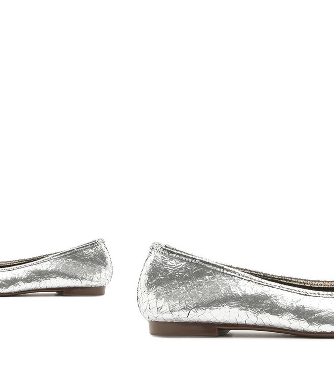 Sapatilha Ballerina Metalic Silver Sapatilha Ballerina Metalic Silver