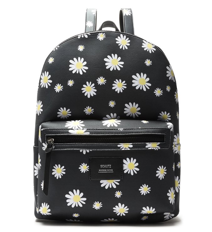 Mochila Neoprene Floral Black