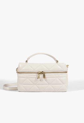 Bolsa Satchel Vanity Média Couro Branca