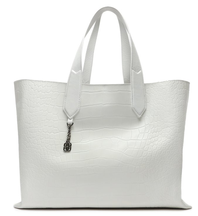 Shopping Bag Alexia Texture White