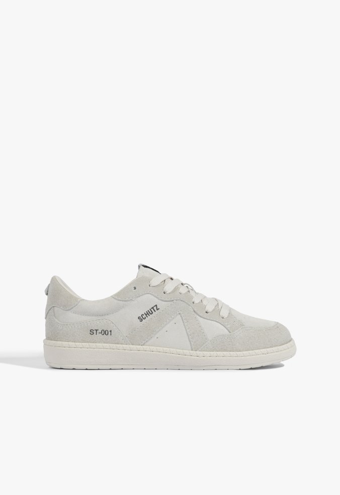 Tênis Schutz ST 001 Couro Branco Bege