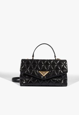 Bolsa Satchel 944 Media Couro Preta