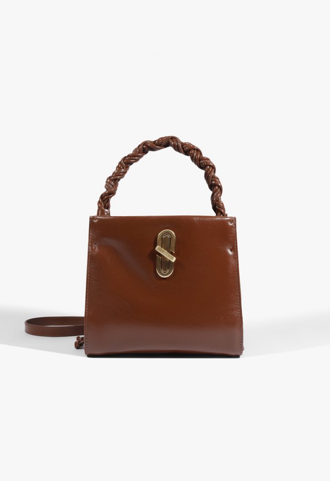 Bolsa Tote Sophie Média Couro Marrom