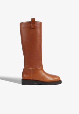 Bota Betty Couro Marrom