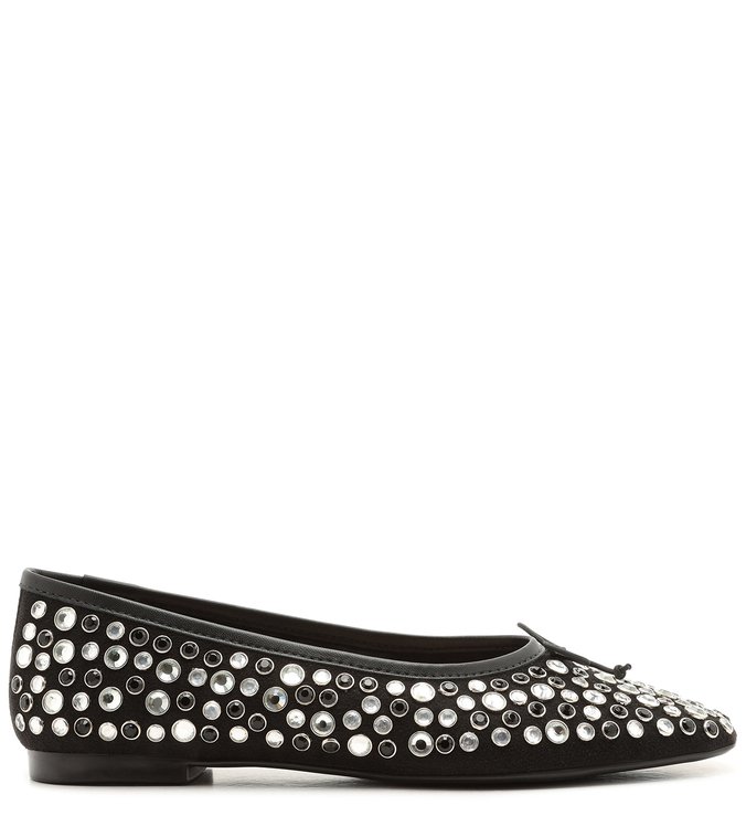 Sapatilha Ballerina Crystal Glam Black Sapatilha Ballerina Crystal Glam Black