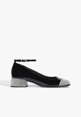 Sapato Boneca Dorothy Shine Verniz Preto